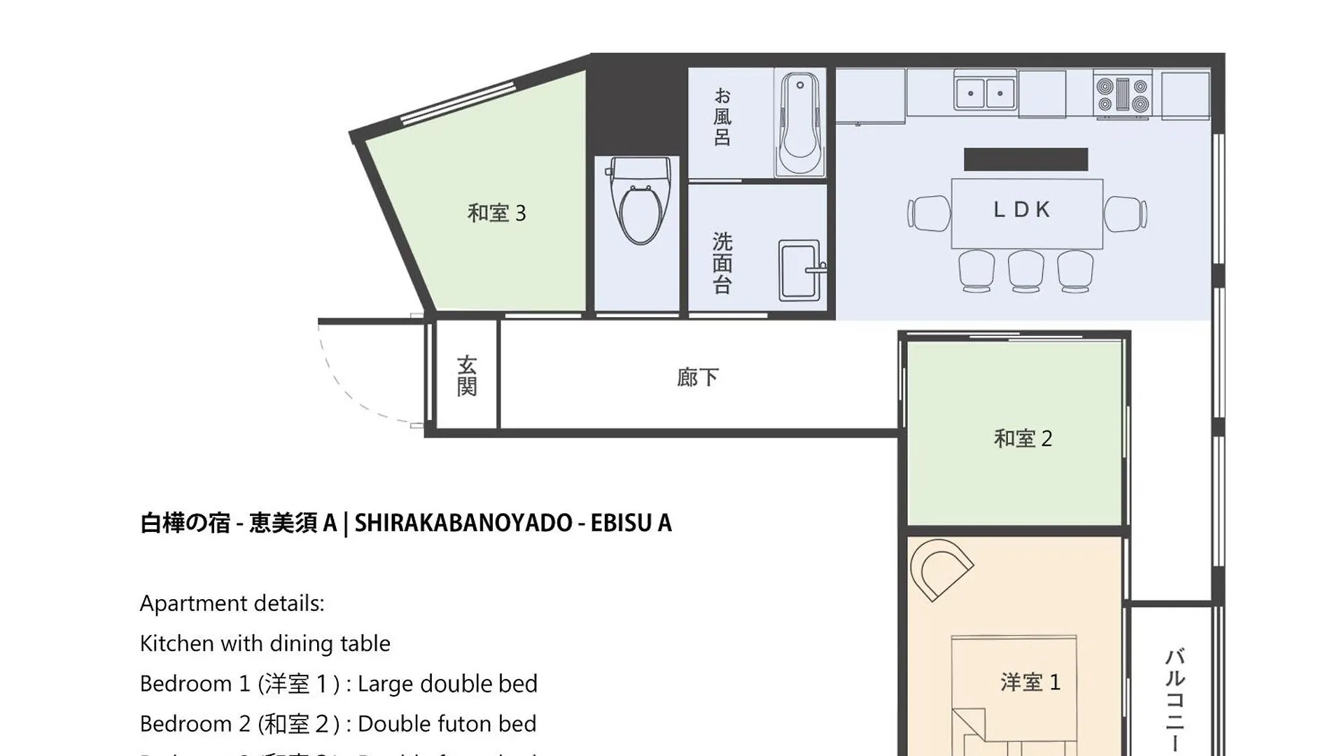 Shirakabanoyado - Ebisu 惠美须 Apartment Osaka